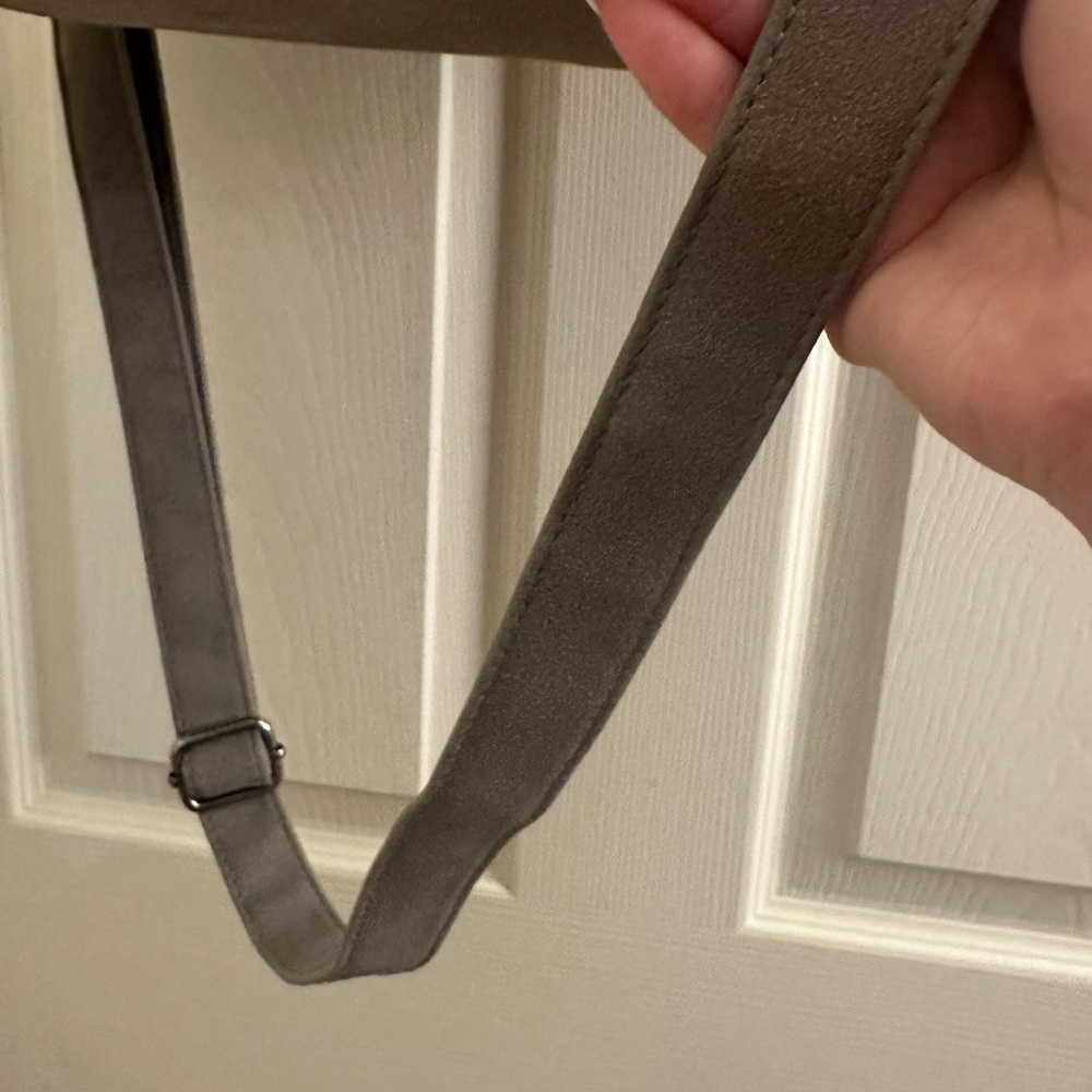 🆕 Grey Everyday Tote Bag with Shoulder Straps NWOT - Picture 7 of 12
